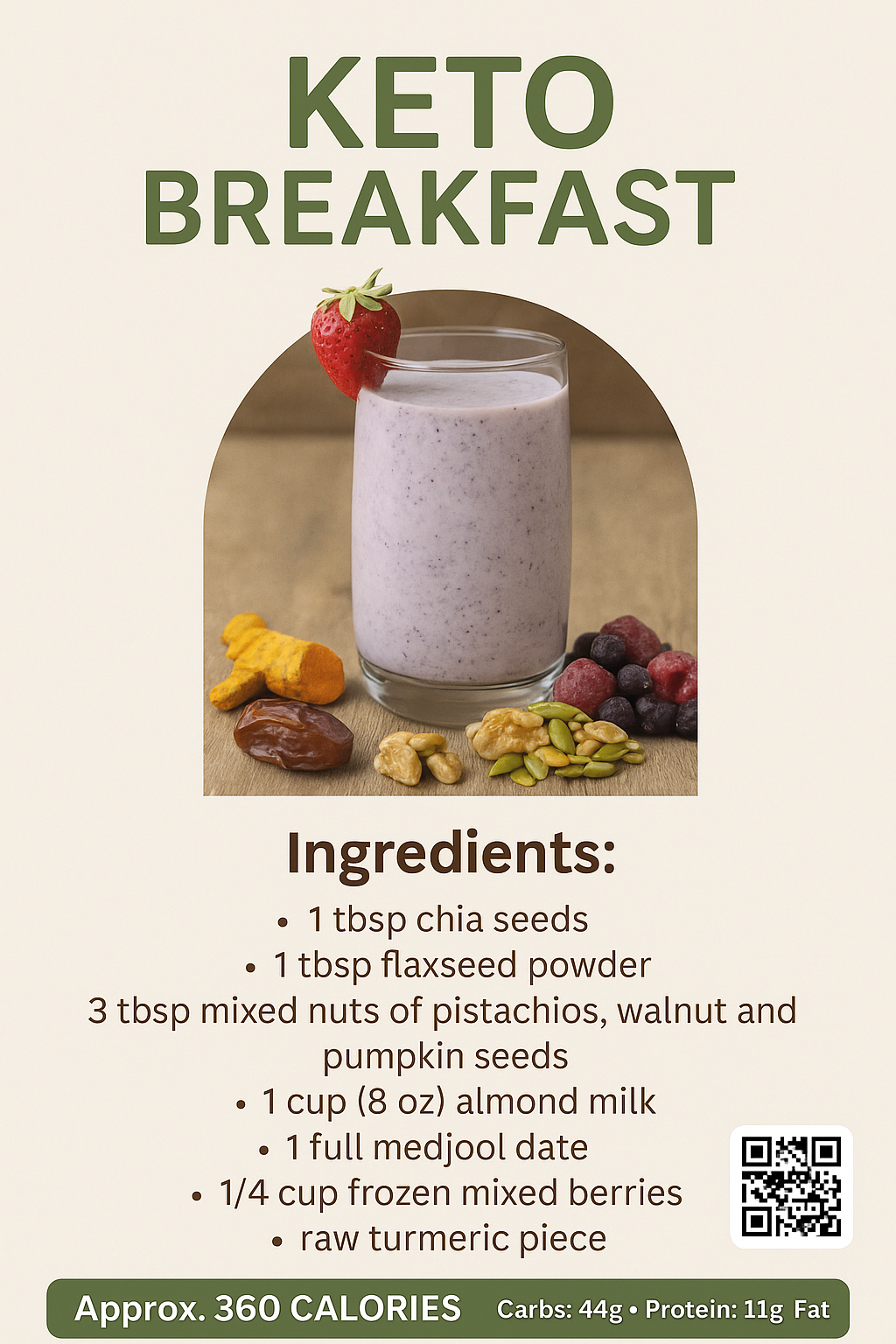 Keto Breakfast Smoothie